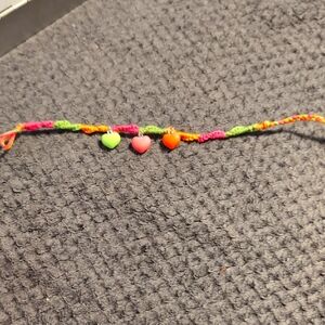 Colorful Heart Charm Bracelet